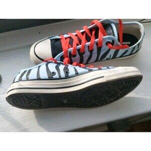 Converse Custom Chuck Taylor All Star By You Blue Zebra & Sunshine 8.5